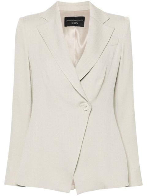 Single-breasted blazer jacket