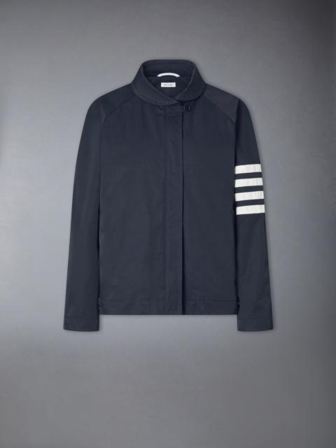 Thom Browne NYLON TECH 4-BAR RAGLAN JACKET