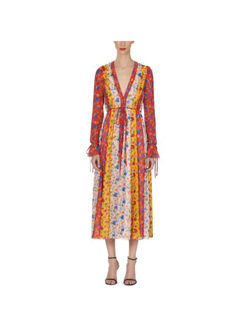 CAROLINA HERRERA Carolina Herrera V-Neck Midi Dress