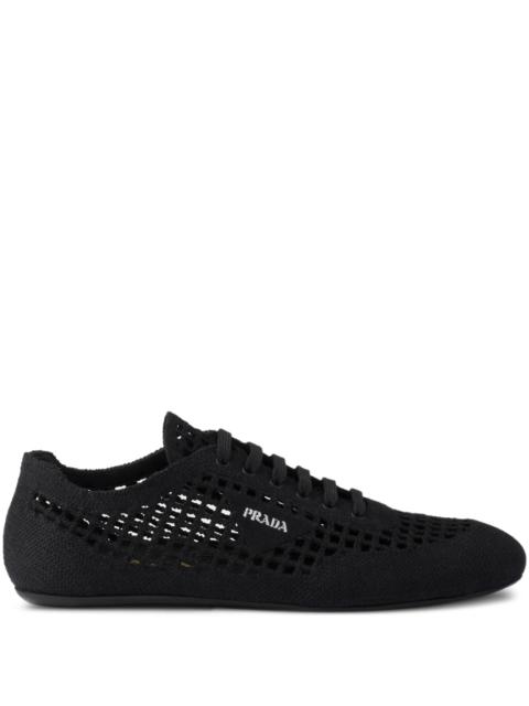 Prada Prada Collapse Crochet Laced Sneakers