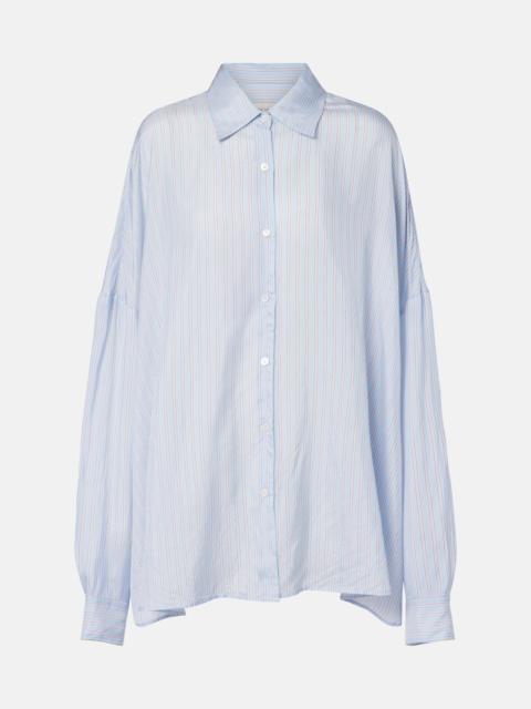Dries Van Noten Striped oversized shirt