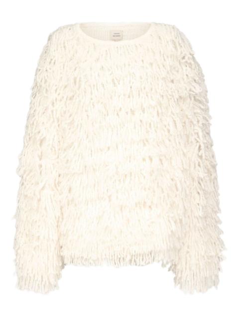 fringe wool sweater