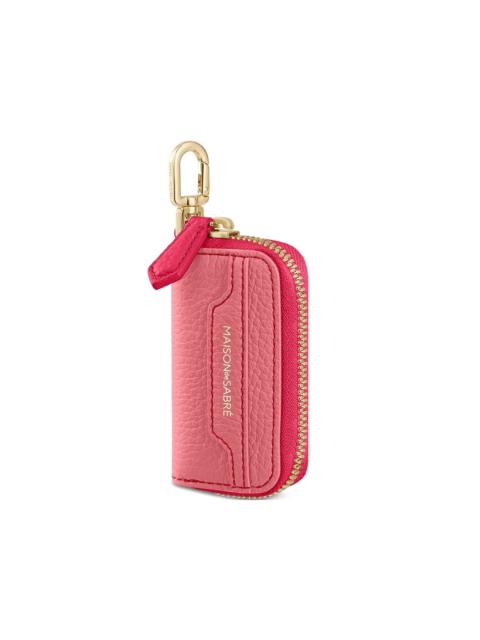 MAISON de SABRÉ sigmoid zipped key case charm