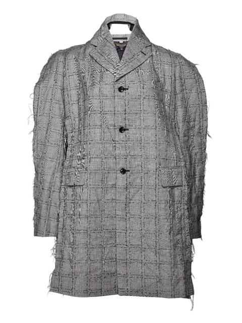 Glen Check Cut Out Jacket