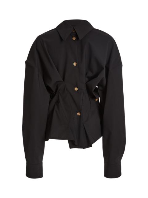 A.W.A.K.E. MODE Twisted Shirt black