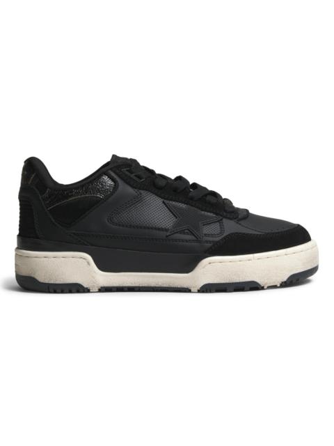 Golden Goose Men's Forty2 Leather Low-Top Sneakers - Black