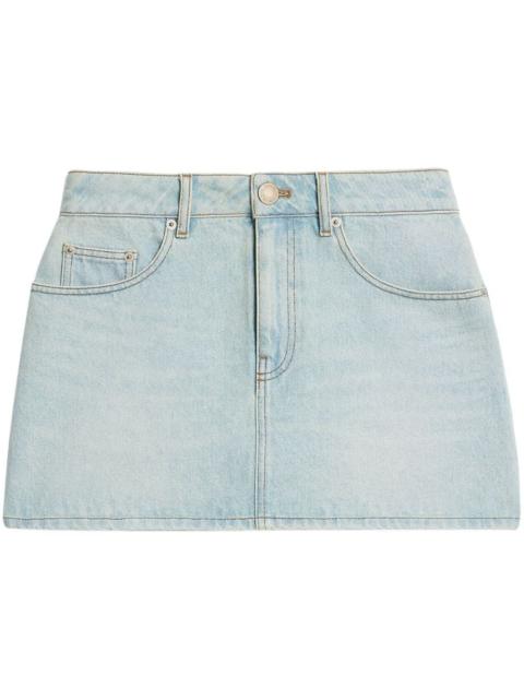AMI Paris denim mini skirt