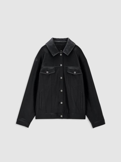 ANINE BING Rory Jacket - Black Recycled Leather