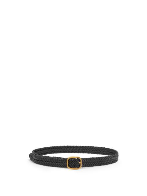 Loewe Rounded soft woven belt in calfskin