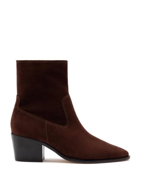 Larroudé Dean Boot In Brown Suede