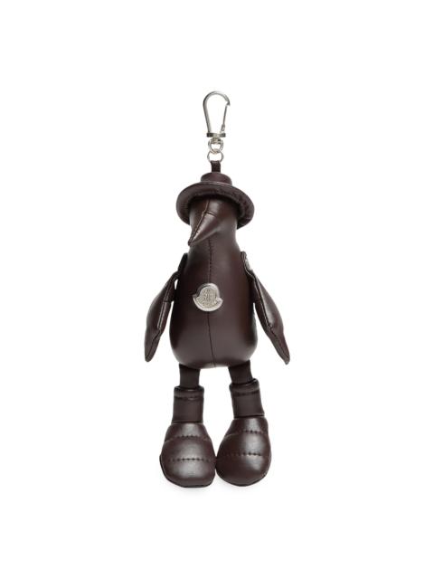 Moncler Unisex MonDuck Key Holder - Dark Red