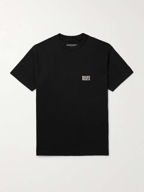 + Tim Lehi Logo-Embroidered Printed Cotton-Jersey T-Shirt