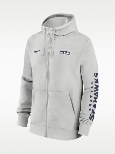 Nike Seattle Seahawks Club Men's Nike NFL Full-Zip Hoodie