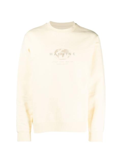 Martine Rose embroidered-logo cotton sweatshirt