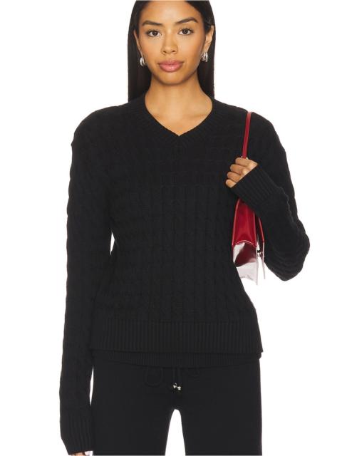 Frankies Bikinis Prince Cable Knit Sweater