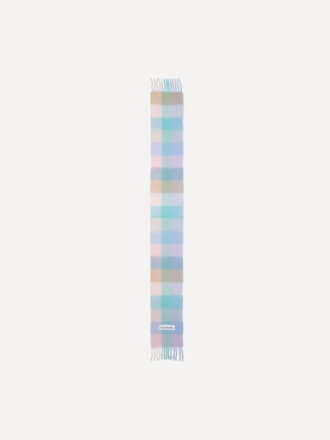 Acne Studios Checked Alpaca-Blend Scarf