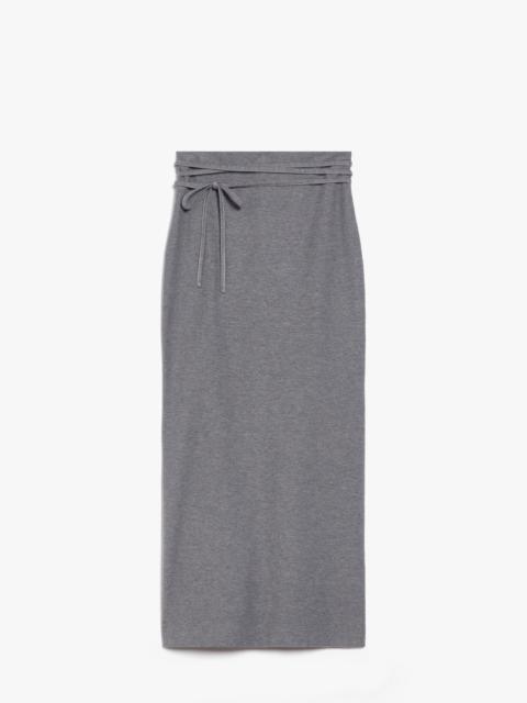 WEEKEND Max Mara FURETTO Long jersey skirt