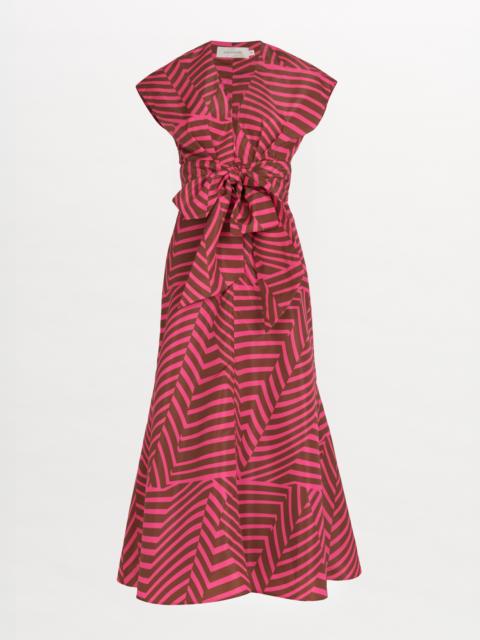 SILVIA TCHERASSI Toledo Dress Fuchsia Cacao