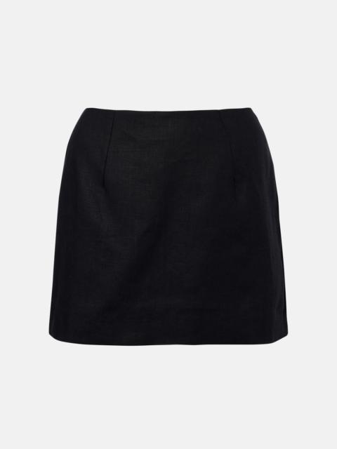 FAITHFULL Jane linen miniskirt