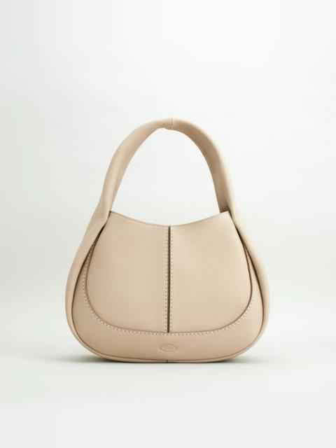 Tod's TOD'S SHIRT HOBO BAG SMALL - OFF WHITE