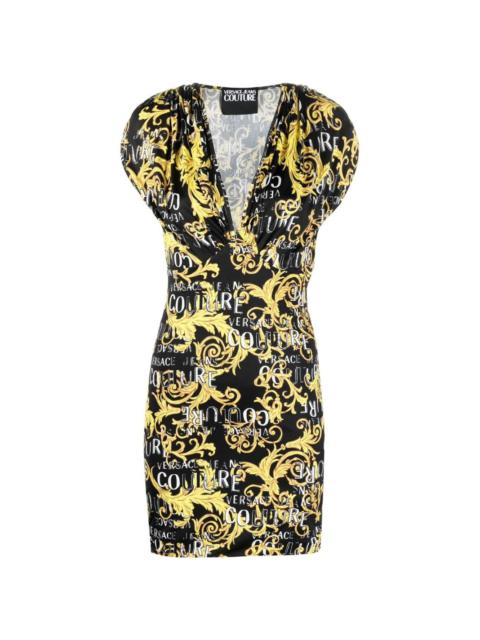 VERSACE JEANS COUTURE logo-print minidress