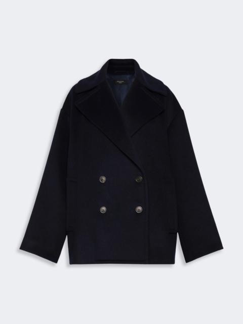 WEEKEND Max Mara ALPE Double-sided wool double-breasted pea coat - NAVY