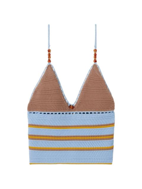 Claudie Pierlot beaded striped top