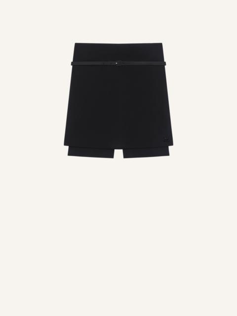 courrèges BELTED JERSEY SKORT
