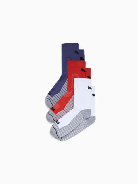 PUMA Men's Half-Terry Crew Socks (3 Pairs)