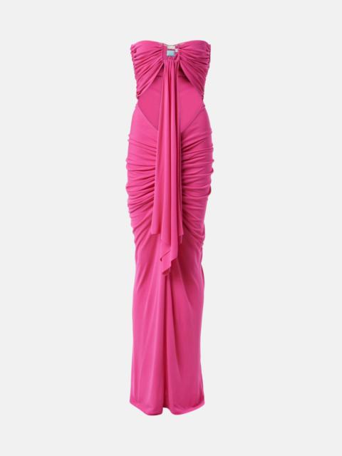 CHRISTOPHER ESBER Embellished cutout jersey maxi dress