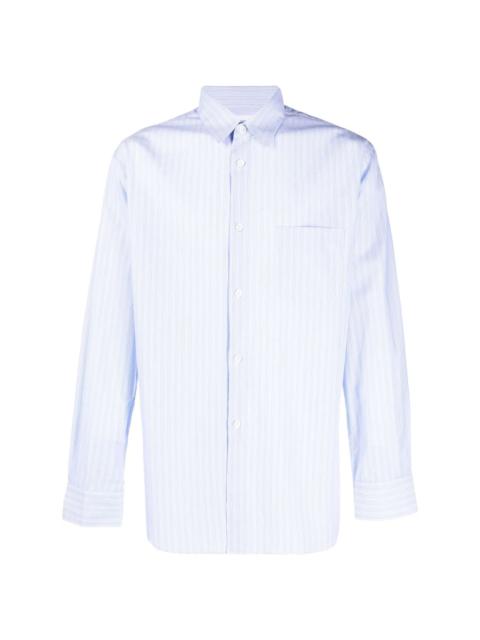 Comme des Garçons SHIRT stripe-pattern print cotton shirt