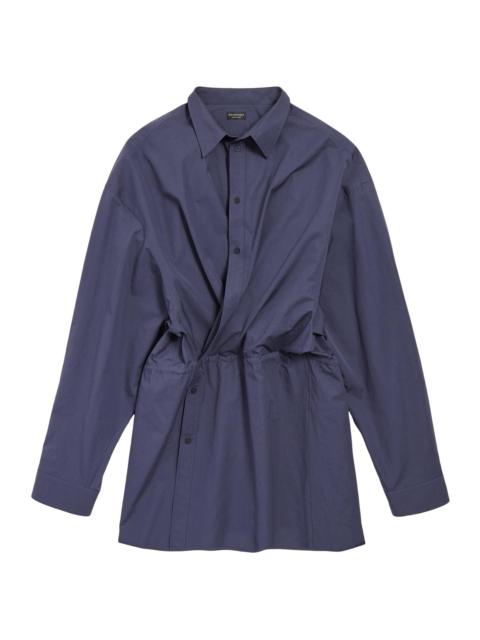 BALENCIAGA Women's Shirt Mini Dress - Faded Blue