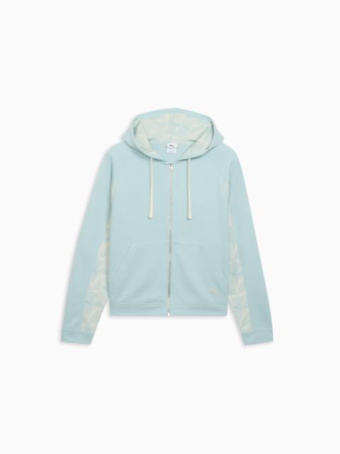 PUMA ESSENTIALS GRAPHIC Women's Full-Zip Hoodie