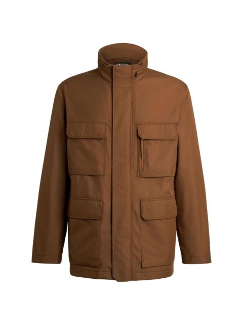 flap-pocket field jacket