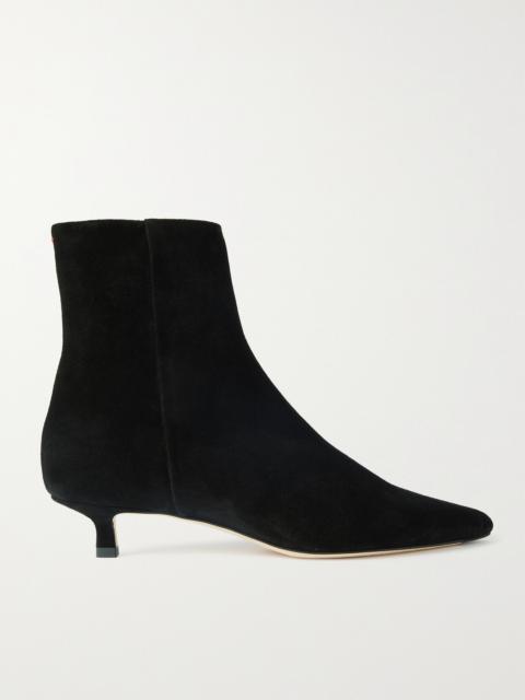 Aeyde Sofie Suede Ankle Boots
