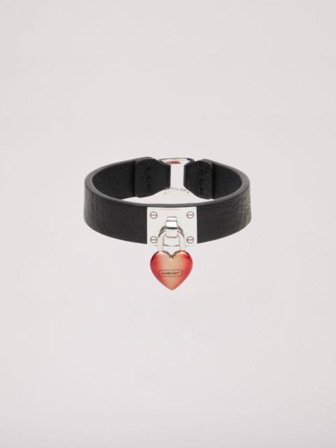 Ambush FIRE HEART LEATHER BRACELET