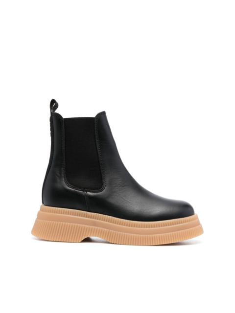 GANNI elasticated side-panel boots