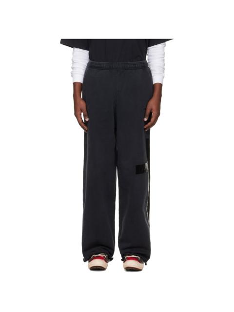 VETEMENTS Black Taped Sweatpants