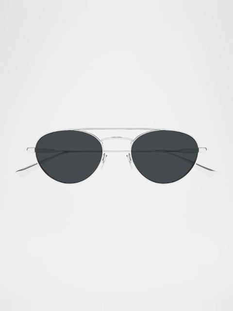 SAINT LAURENT 51mm Metal Aviator Sunglasses