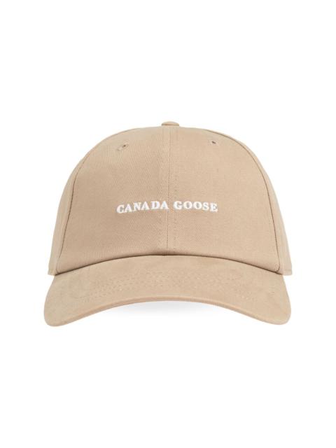 logo-embroidered cap