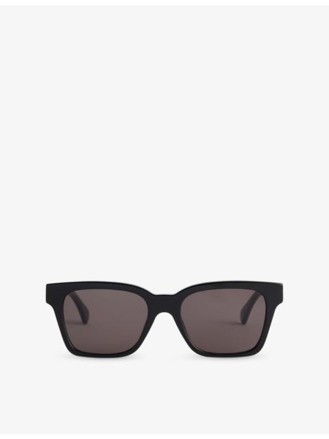 RETROSUPERFUTURE America Black Square-Frame Acetate Sunglasses