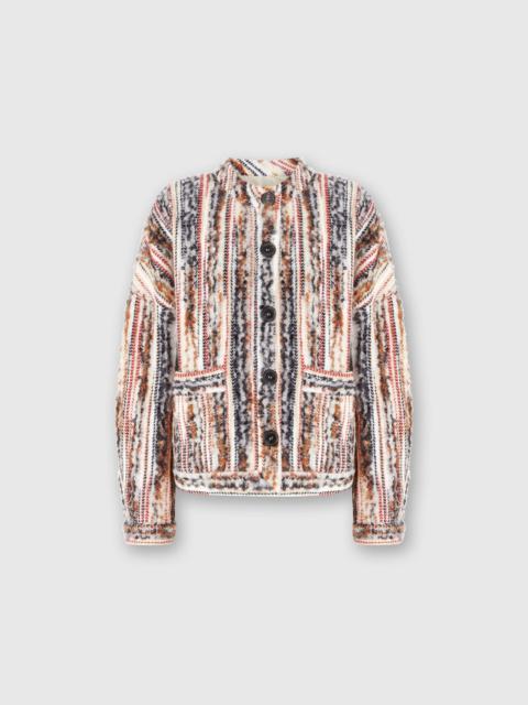 Missoni Striped wool, mohair and alpaca blend jacket