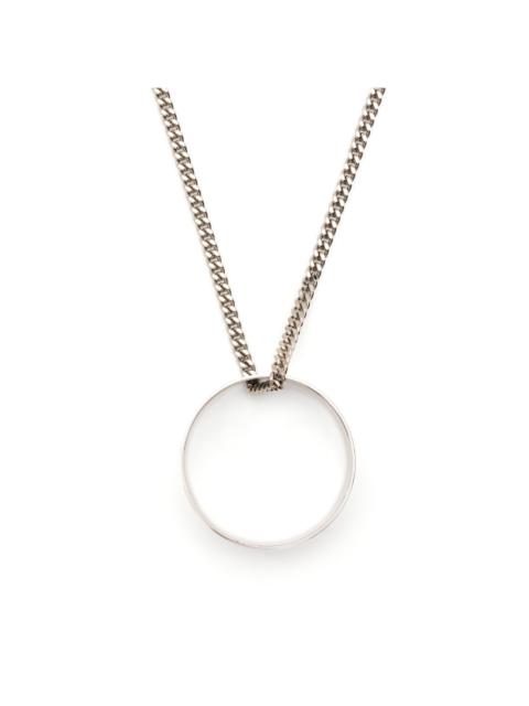 circular-pendant necklace