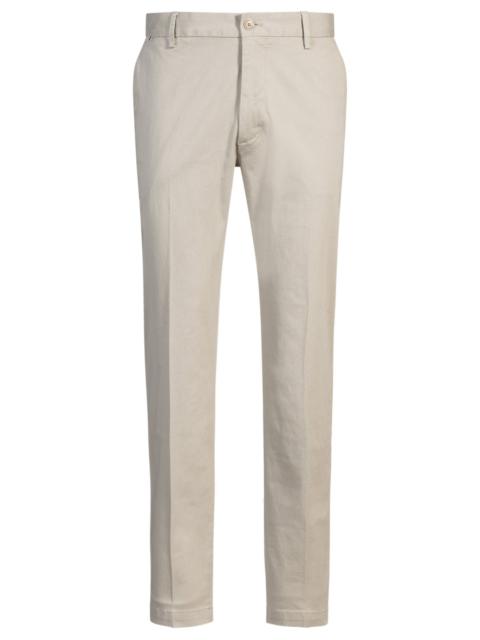 BOSS REGULAR-FIT TROUSERS IN PRINTED STRETCH COTTON
