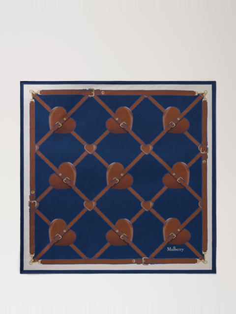 Mulberry Square Scarf - Heart Pockets
Pigment Blue Silk Twill