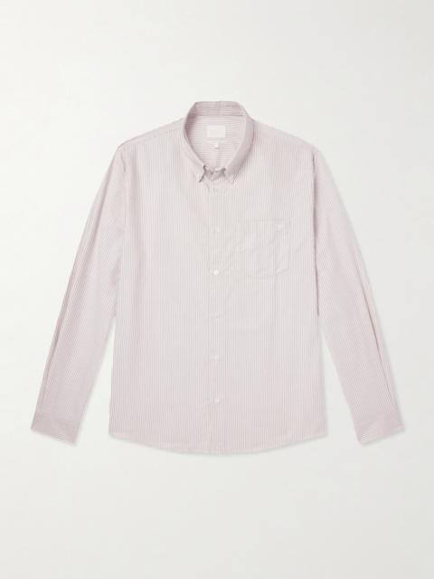 A.P.C. Button-Down Collar Striped Cotton Shirt