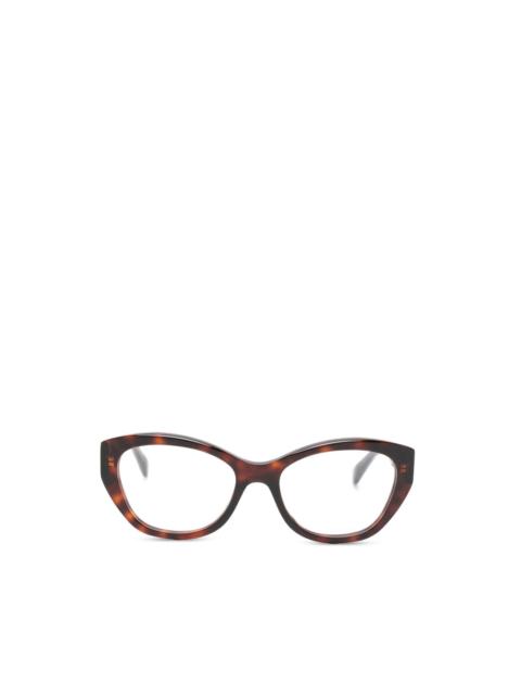BALENCIAGA patterned cat-eye frames glasses