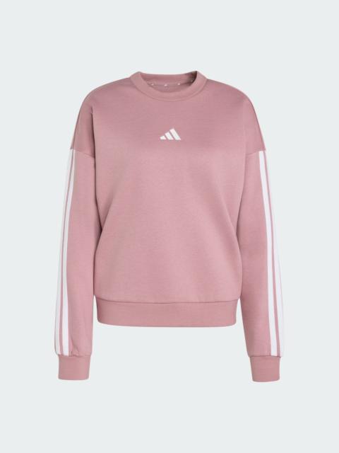 adidas Essentials 3-Stripes Fleece Sweatshirt