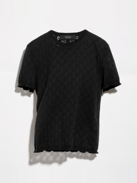 GUCCI GG cotton devoré T-shirt