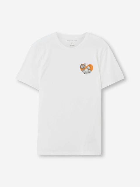 Derek Rose Ripley Cotton T-Shirt White
